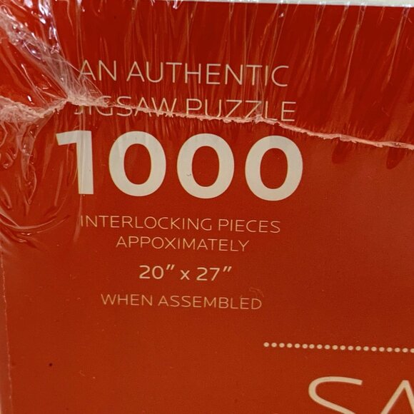 New Sealed Coca-Cola Christmas Jig Saw Puzzle Santas Toyshop 1000 Pieces 2008 - Picture 6 of 9